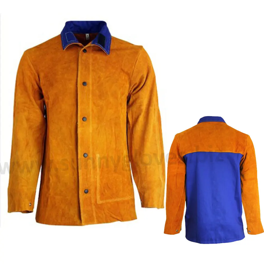 Fire Proof Cow Leather Welders Welding jacket / Heat Resistance Welding jacket / Heat Proof Leather Welding jacket
