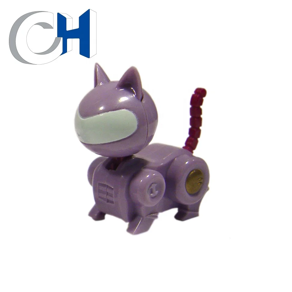 High quality funny yellow PP animal capsule toy