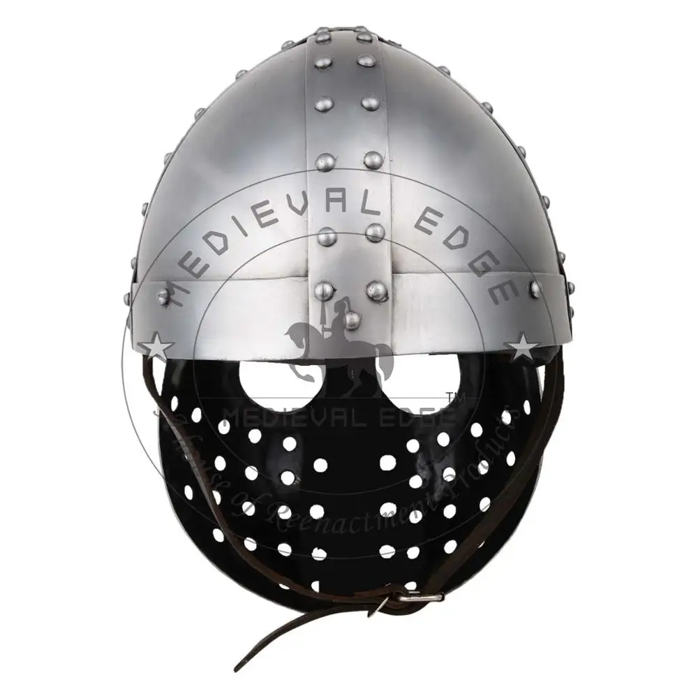 14 Gauge Carbon Steel Crusader Spangen helm Wearable Halloween Armor Costume Largest Manufacture Company