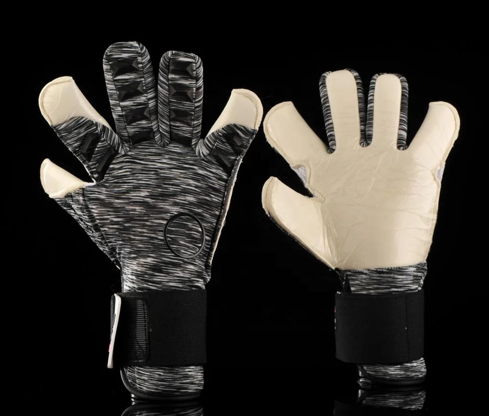 Lycra contact grip hybrid cut goalkeeper gloves professional