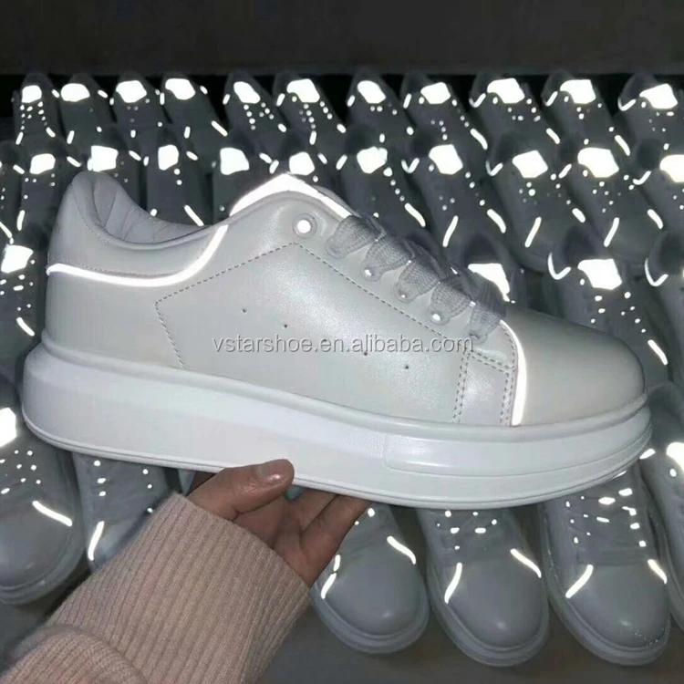 
sneaker 2019 no logo brand sneakers Static reflection sport shoes sneakers women 