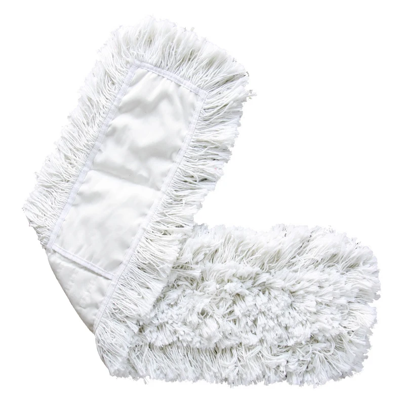 Factory Hot Selling Product Newest Material Super Pocket Cotton Dry Use Replacement Dust Mop Pad
