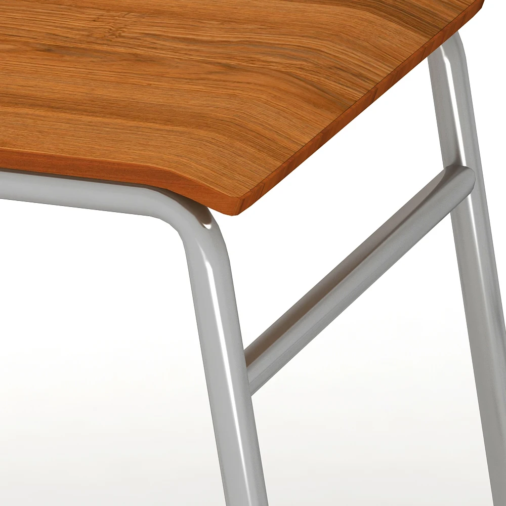 Factory price new design tables with wheels mobile classroom furniture small desk and chair