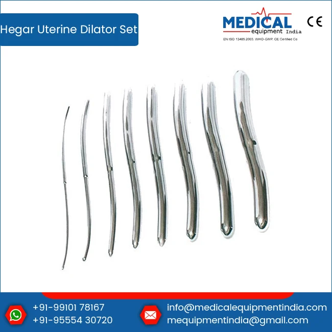 High Strength Hegar Uterine Dilator Set Private Label OEM Vaginal Dilator Hegar Dilator Surgical Instruments