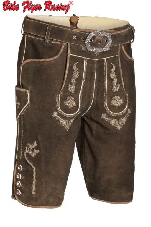 NEW Leather Suede Lederhosen Lederhosen US size 26. Bavarian!
