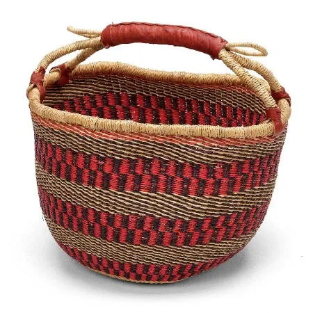 Woven basket belly storage seagrass hanging crafts straw material wholesale Color Feature Eco Material Origin Type Size Friendly