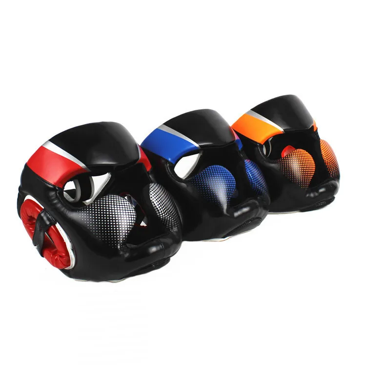 Promotion modern style of gym use kick boxing head guard/ youth headgear/boxing and karate guard
