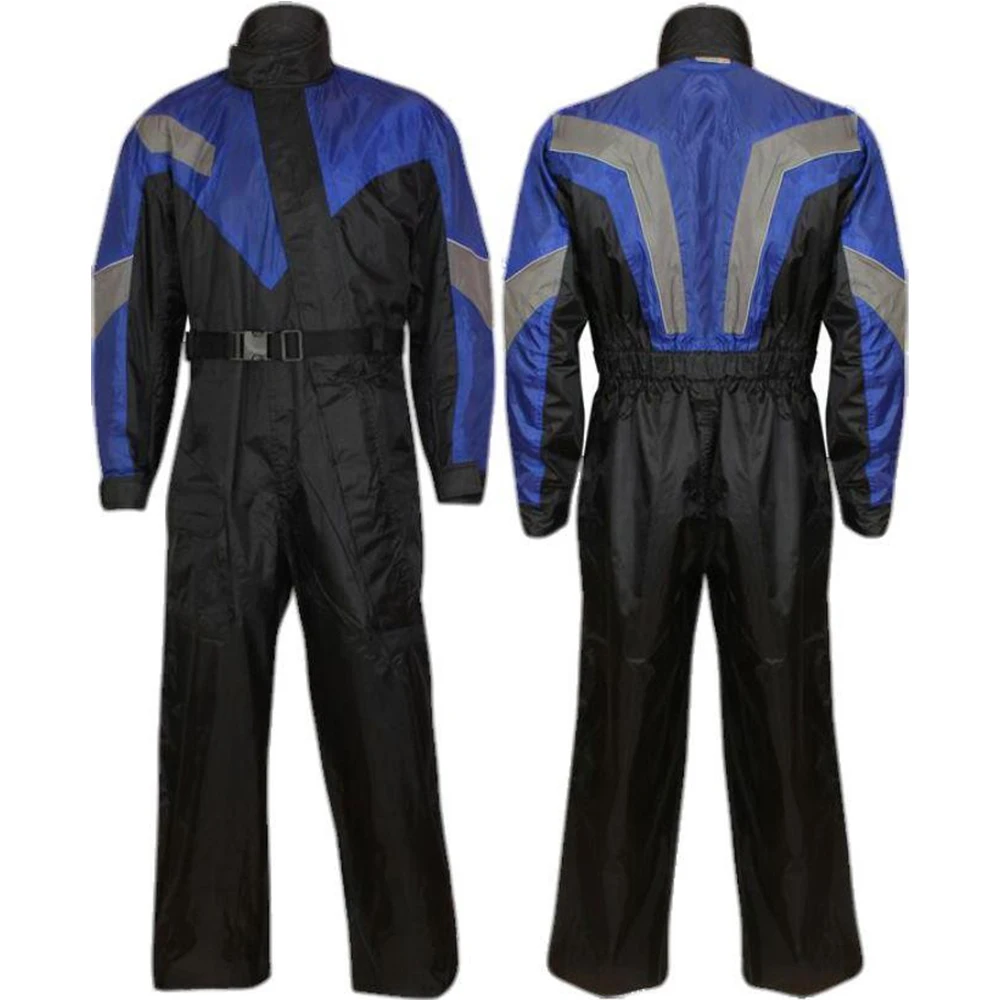 Black Motorcycle Rain Suit