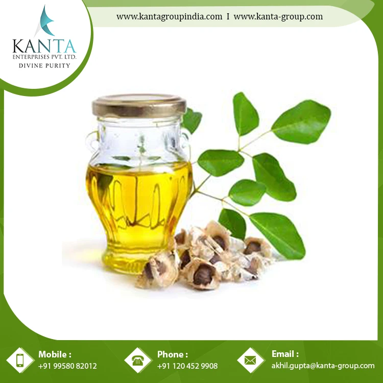 Supplier of 100% Natural and Organic Moringa Oil / Moringa Essential Oil Used as Ayurvedic Medicine at Best  Rate