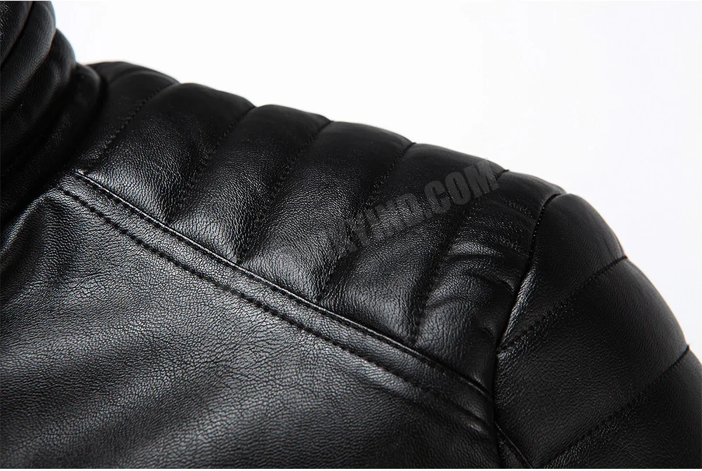 New Style Motorcycle Jacket PU Leather Men Vintage Retro Moto Faux Punk Leather Jackets Motorcycle Clothing Coats Slim Fit Size