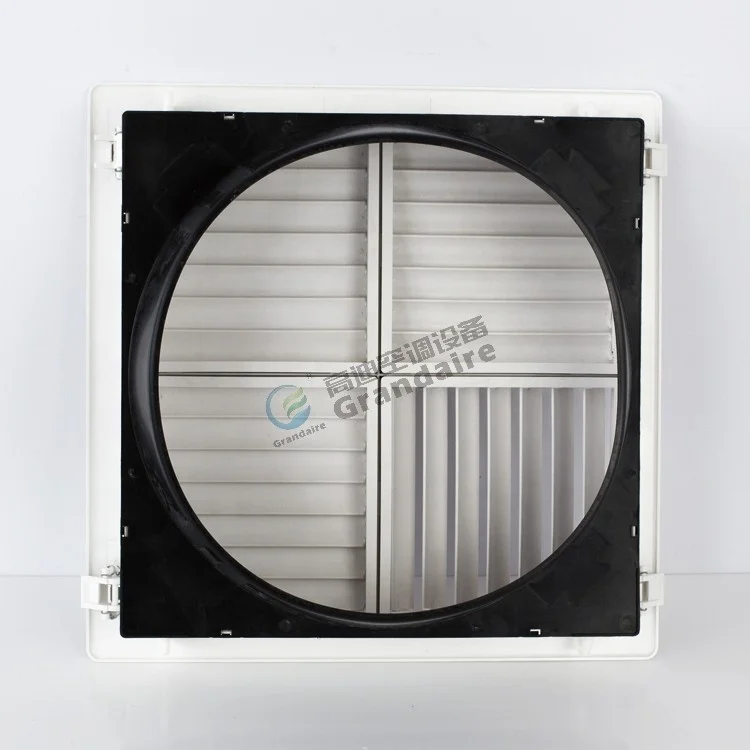 Air Conditioner Plastic Square Ceiling Louver Vent