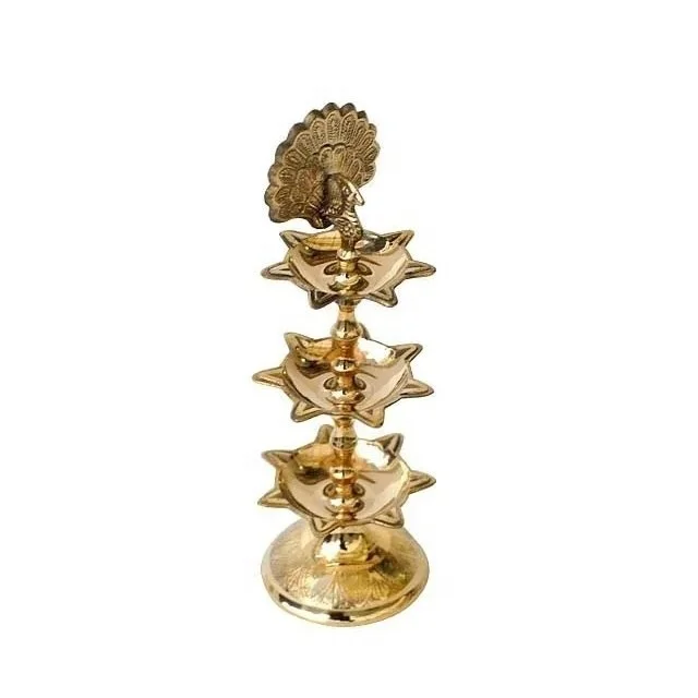 Ashtothira Brass Diya It will look great around your home as well as making beautiful centre piece
