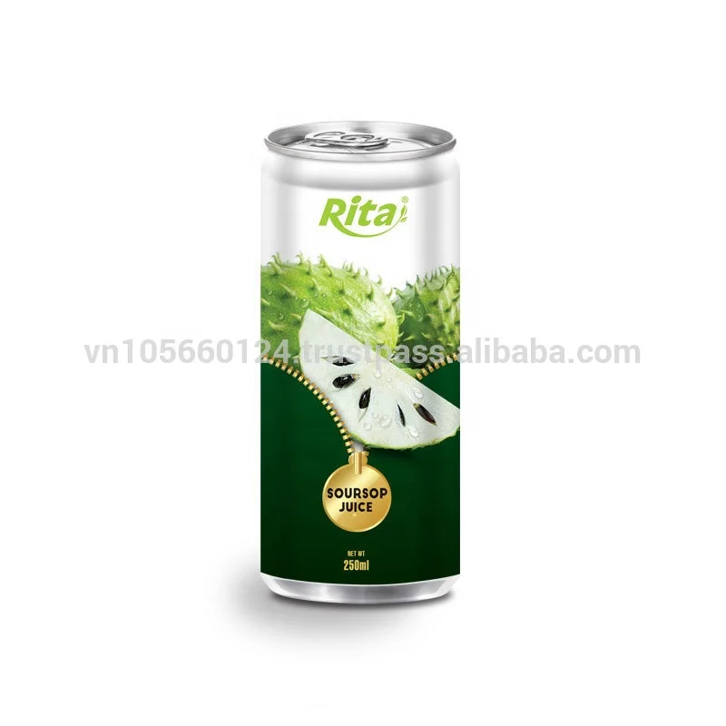 Supplier 330 ml Canned Soursop Leaf Tea Drink