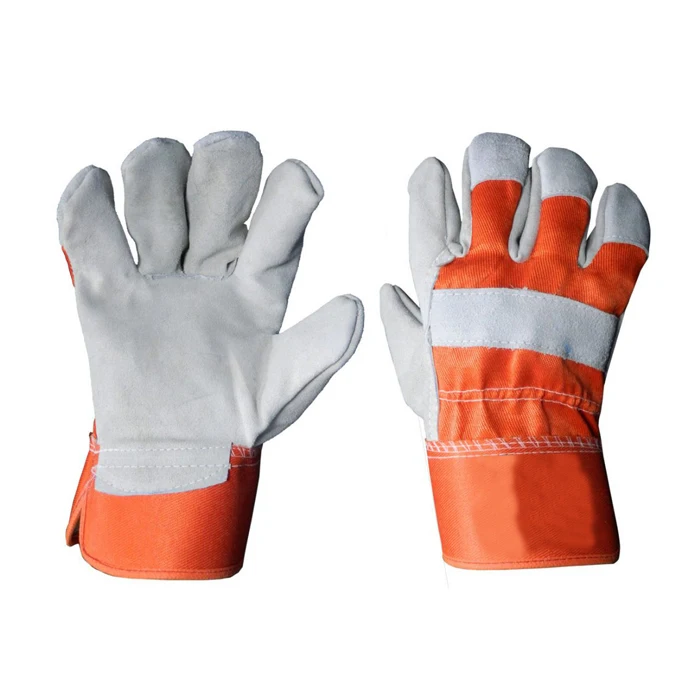 Китай горячая продажа коровья кожа рабочие перчатки