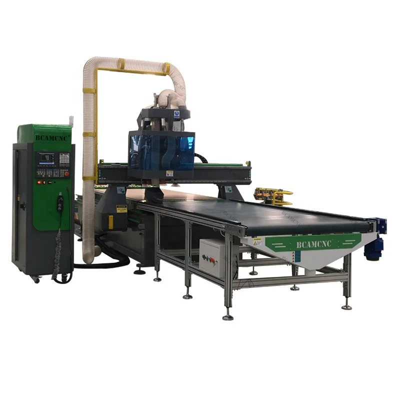 Top quality and hot sale wooden door design furniture making machine for drilling, cutting, milling function BCM1325E