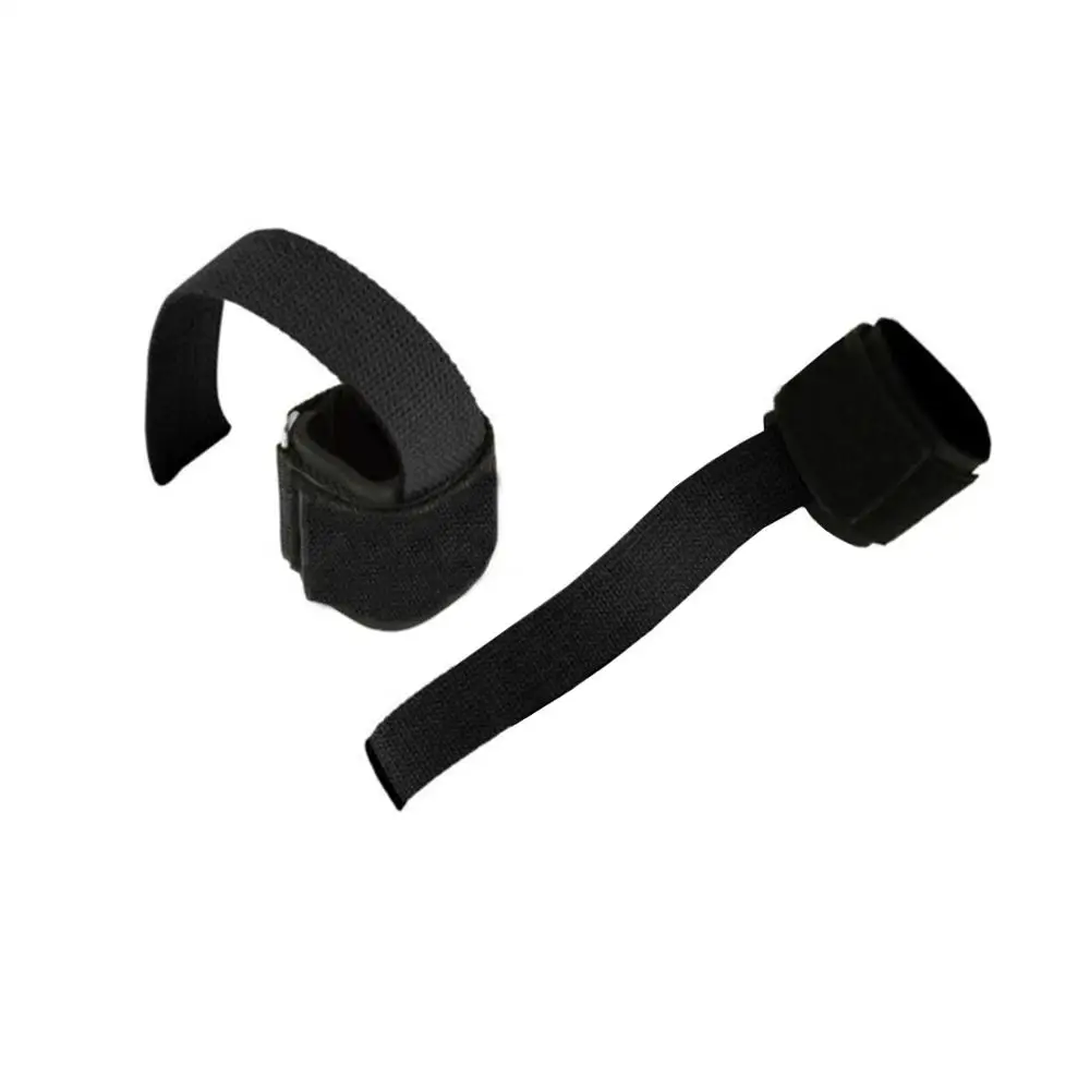 Weight Lifting Metal Hook Gym Training Straps Wrist Grips