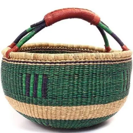Woven basket belly storage seagrass hanging crafts straw material wholesale Color Feature Eco Material Origin Type Size Friendly
