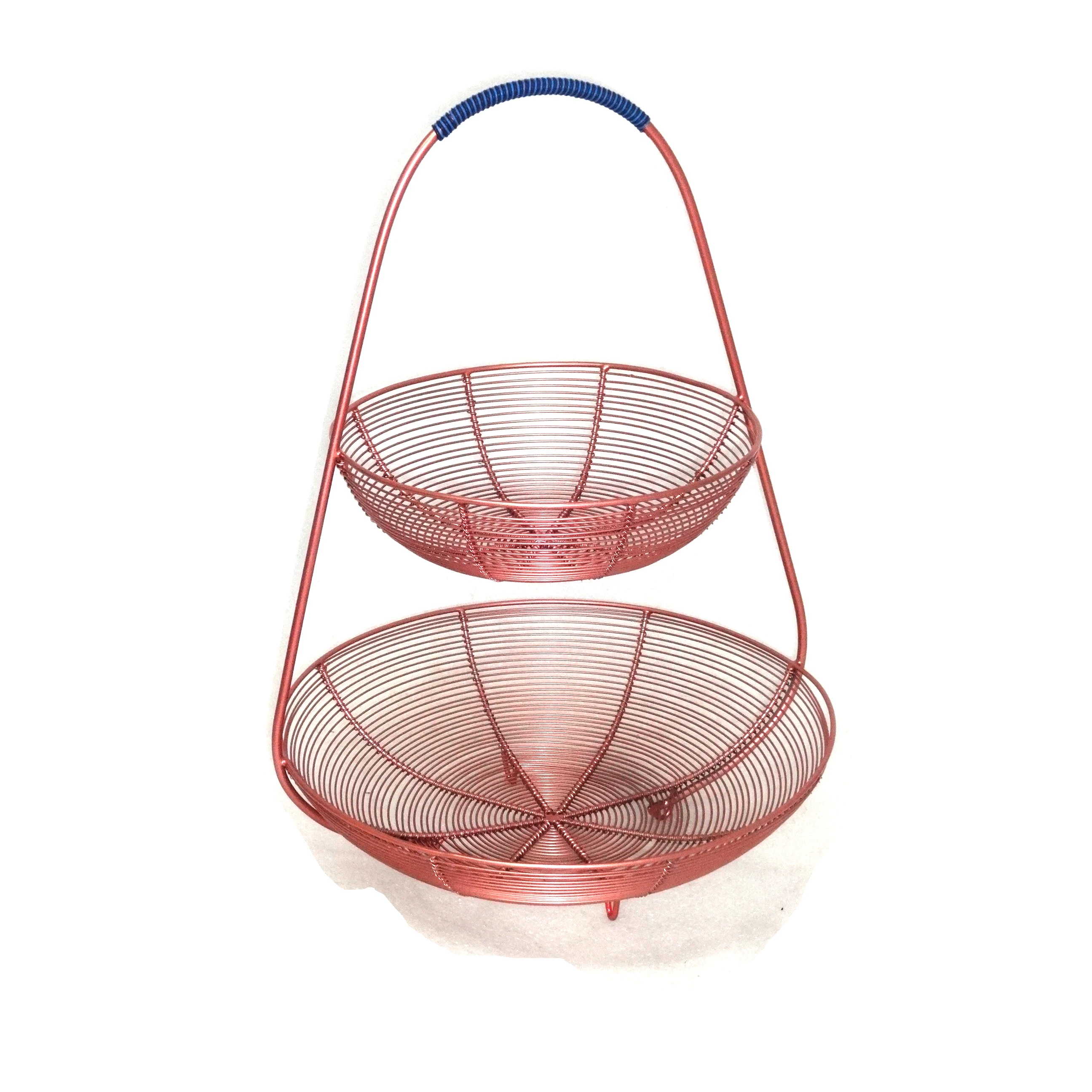Two tier Iron wire  Fruit Storage Basket