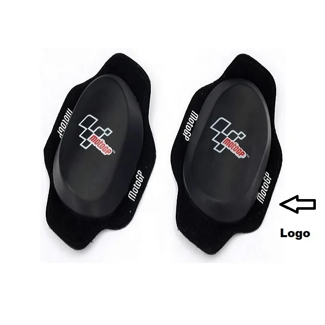 
Custom Printed Logo Motorcycle Motorbike Racing knee sliders 