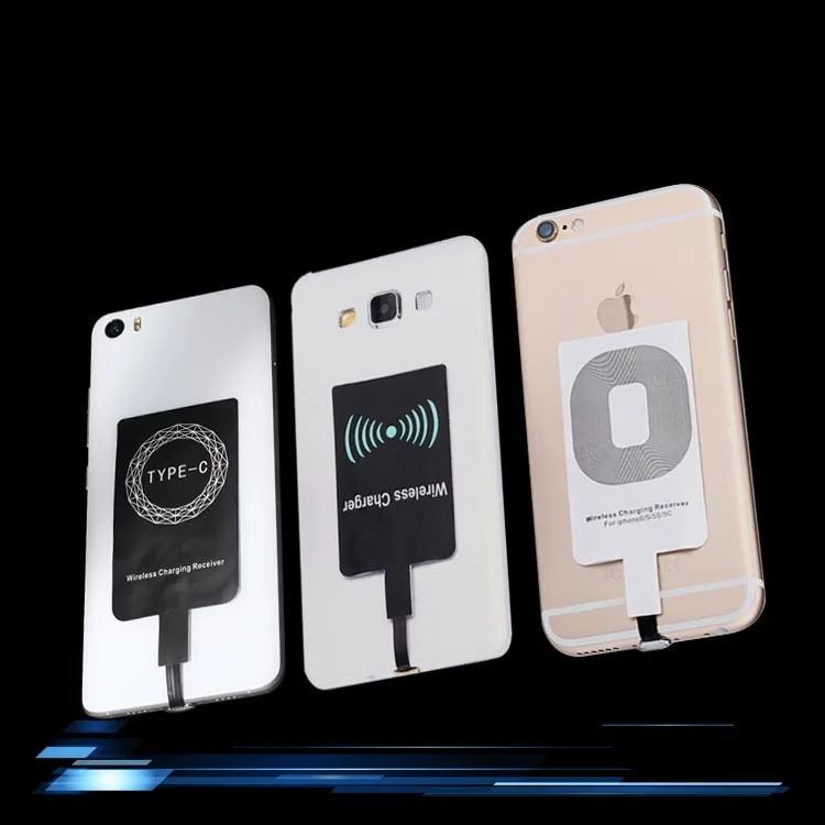 Wireless Charging Receiver, Universal Fast Charging Wireless Charger Receiver for Android for iPhone