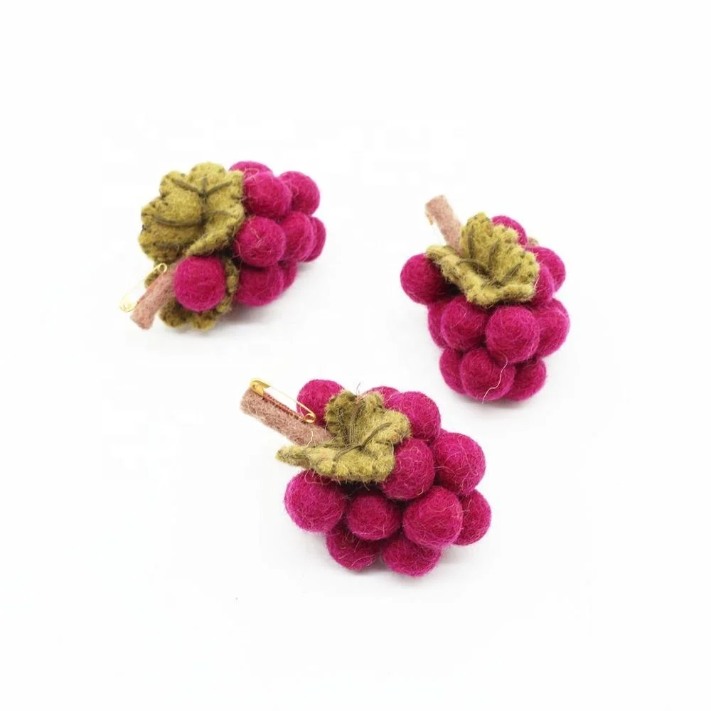  Felt Brooch Wool Felting Handmade Accessories Eco-friendly and Hand-felted by Artisans of Nepal Festive Occasions