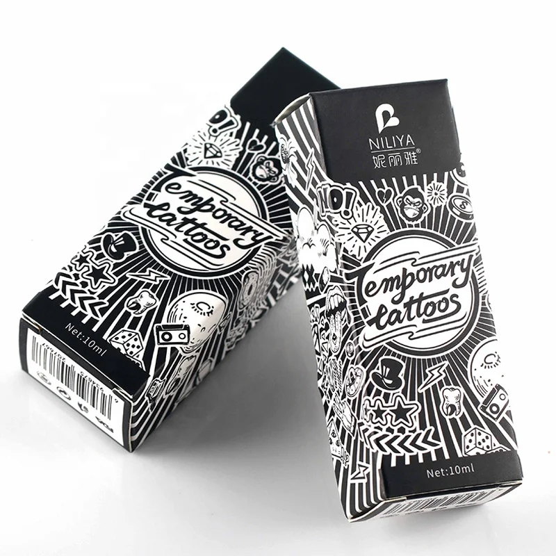 Tattoo Supplies Wholesale Fashion Style Easy Use Transparent Color Plant Pigment Cheap for Tattoo Ink Kits Temporary Tattoo Ink