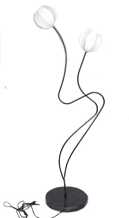 IRON THREE LIGHT FLOOR LAMPS/ LED LAMP