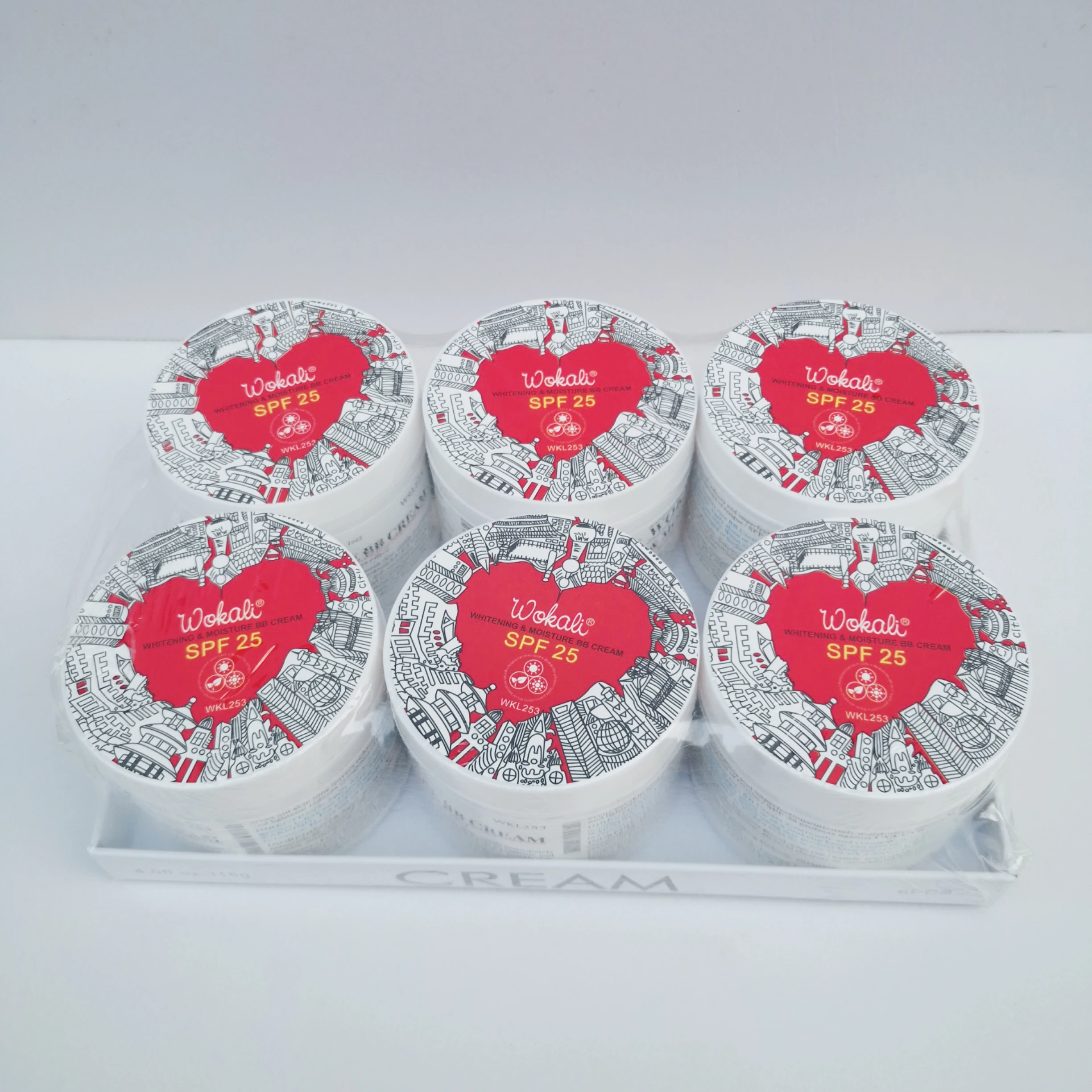 Wokali High Quality Whitening And Moisturizer BB Cream Whitening Moisture SPF. 25