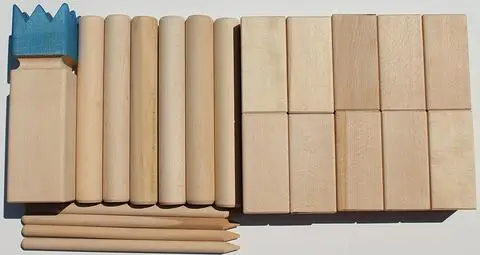 Kubb Set - Outdoor game for adults