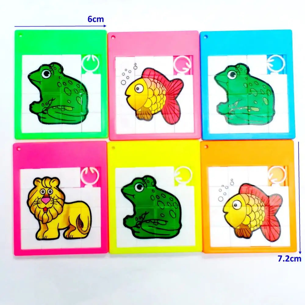 sliding slidier puzzle toy kid party favor play game gift 312 329 E1778WC novelty birthday prize carnival Pinata bag fille