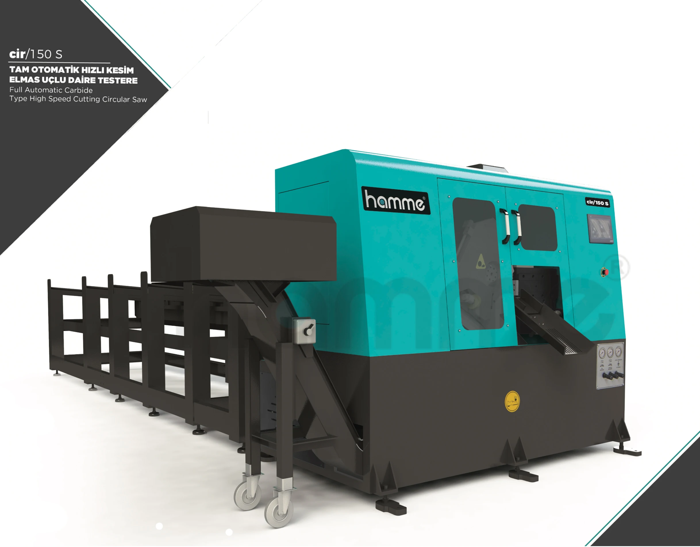 Full Automatic Carbide High Speed Cutting Circular Saw Machine - Hamme-CIR-150S