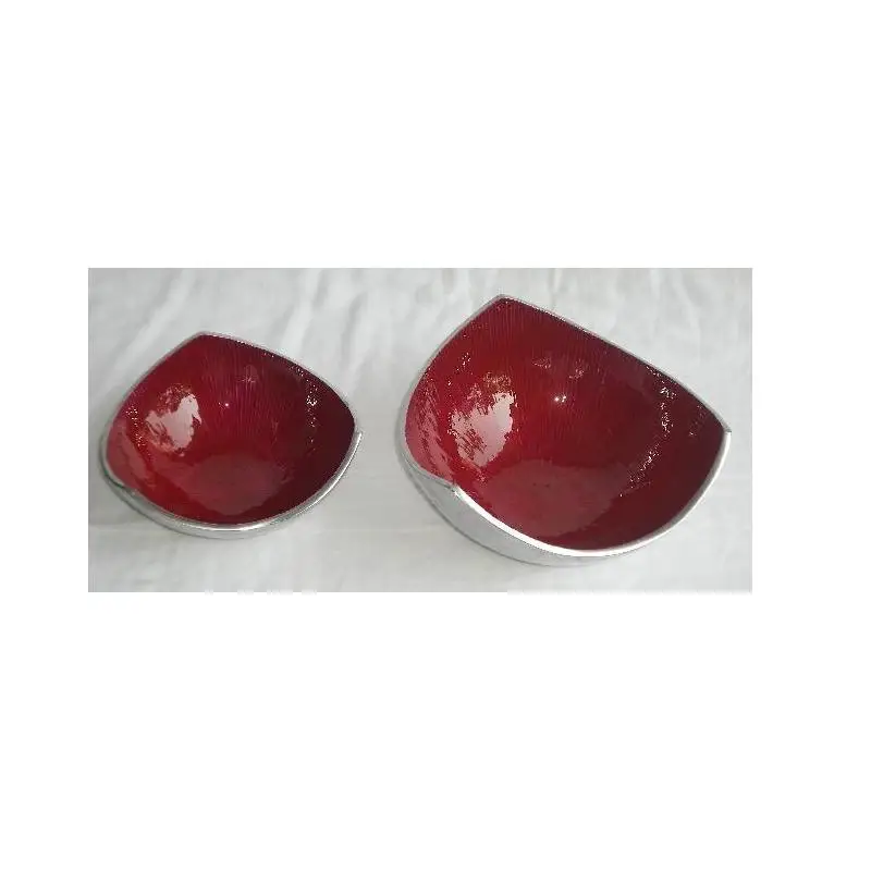 
Cast Aluminum bowl with food safe enamel 