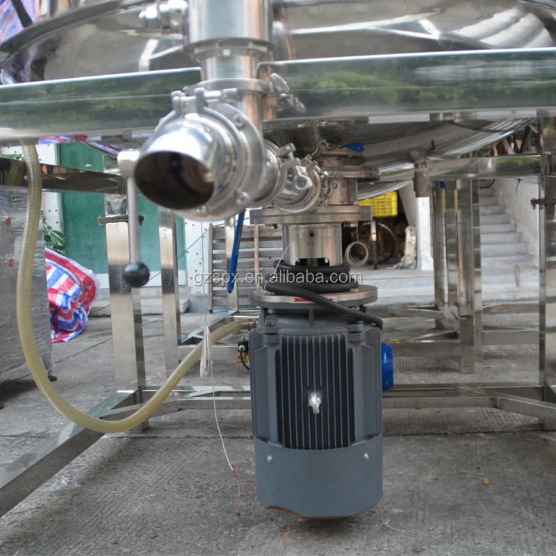 SIPUXIN 2t фиксированный тип очищающего средства для лица с эмульгирующим гомогенизирующим смесителем с горизонтальным двигателе