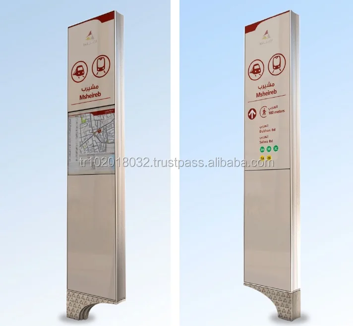 Турция высокое качество наружной рекламы, светодиодные вывески пилон