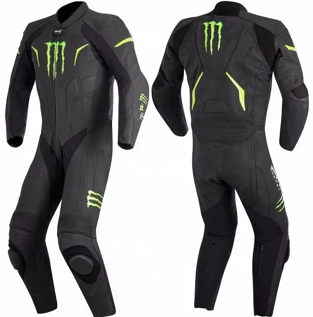 Custom Brand Motorcycle Leather Racing Suit for men