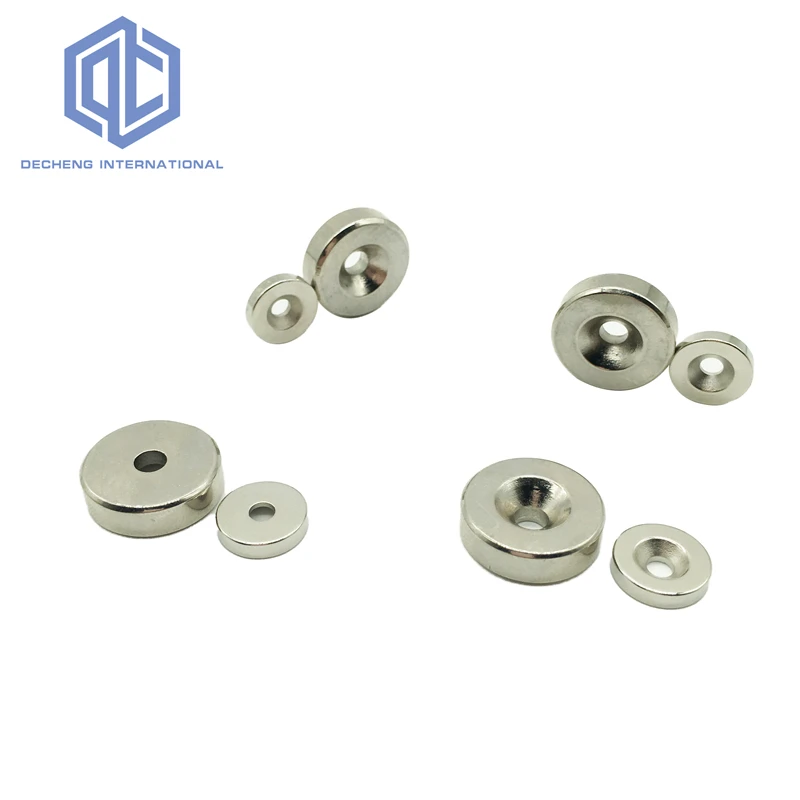 Strong N50 Round Neodymium Countersunk Ring Magnets Industrial Magnet Permanent N33-N52 (m.h.sh.uh.eh.ah),neodymium Magnet N42SH