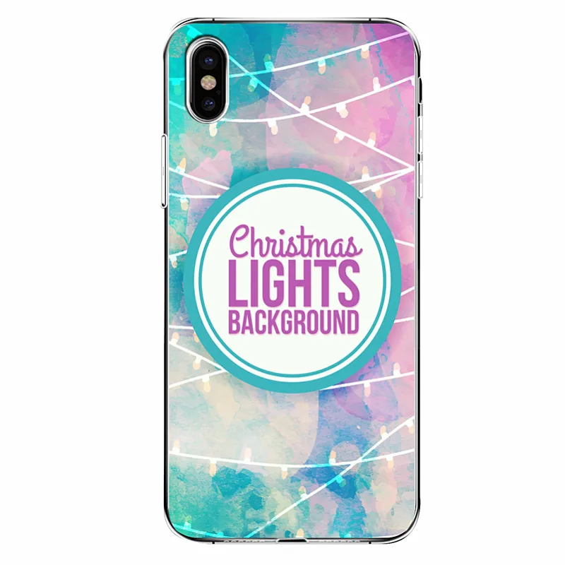 Christmas tree Gift Socks Soft TPU Mobile Phone Case For iPhone XS XR