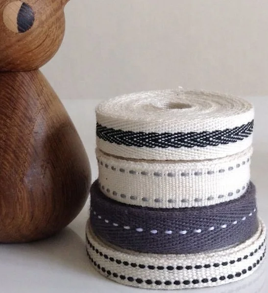 Cotton Webbing Twill Tape    Polyester Webbing Tape   Natural Color Twill Tape