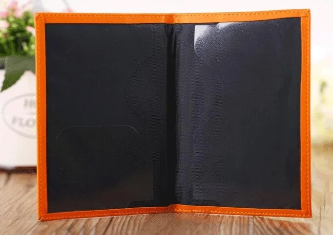 Durable & Safe RFID Leather Passport Card Holder Case Customizable Logo Passport Cases