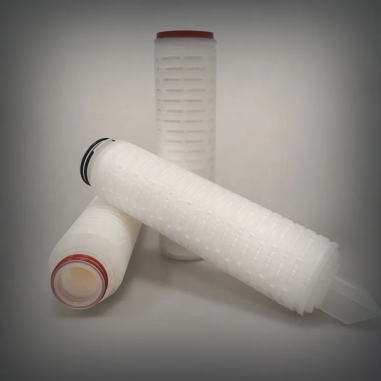 0.65 micron nylon pleated filter mesh cartridge for medical and food and beverage industry