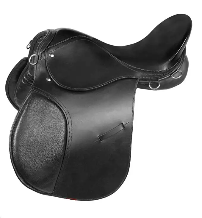 High Quality Horse Riding Leather Saddle Set Customize Blank Saddle Leather Saddle Set