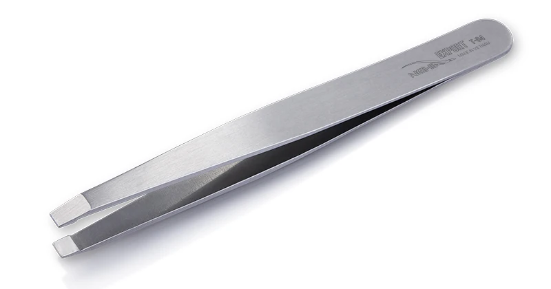NGHIA T-04 Stainless Steel Grey Finished Best Export Eyebrow Tweezer