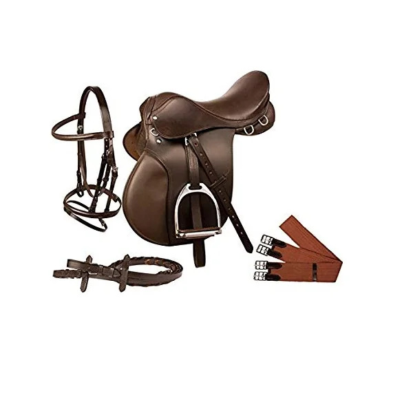 Icelandic Leather saddle with soft leather seat