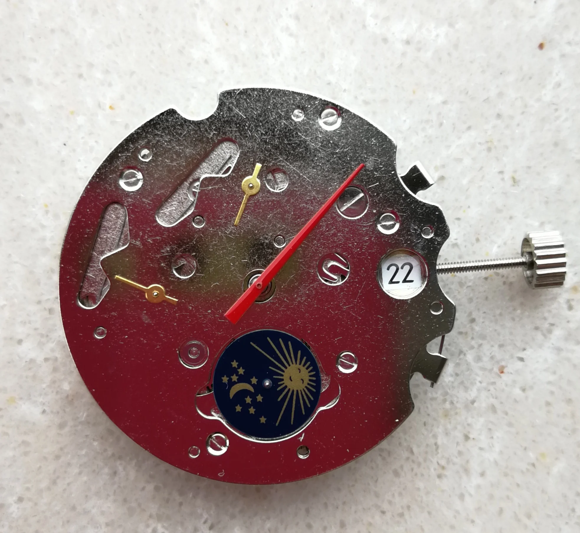 Механизм часов с автоматической обмоткой TY2867