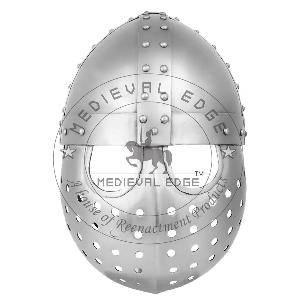 14 Gauge Carbon Steel Crusader Spangen helm Wearable Halloween Armor Costume Largest Manufacture Company