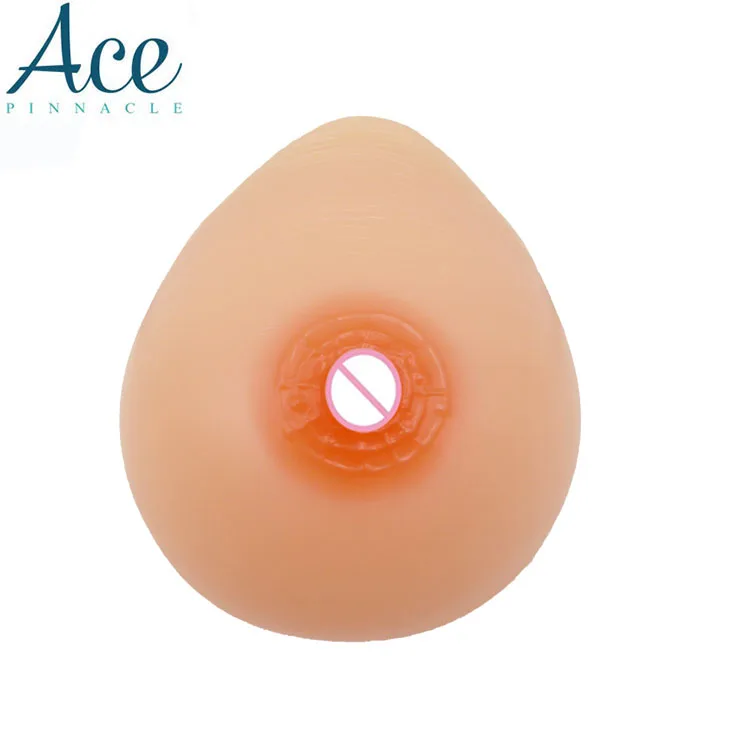800 g nude mature Transsexual Soft surgery Postoperative Mastectomy full cup tear drop silicone bra pad silicone breast forms
