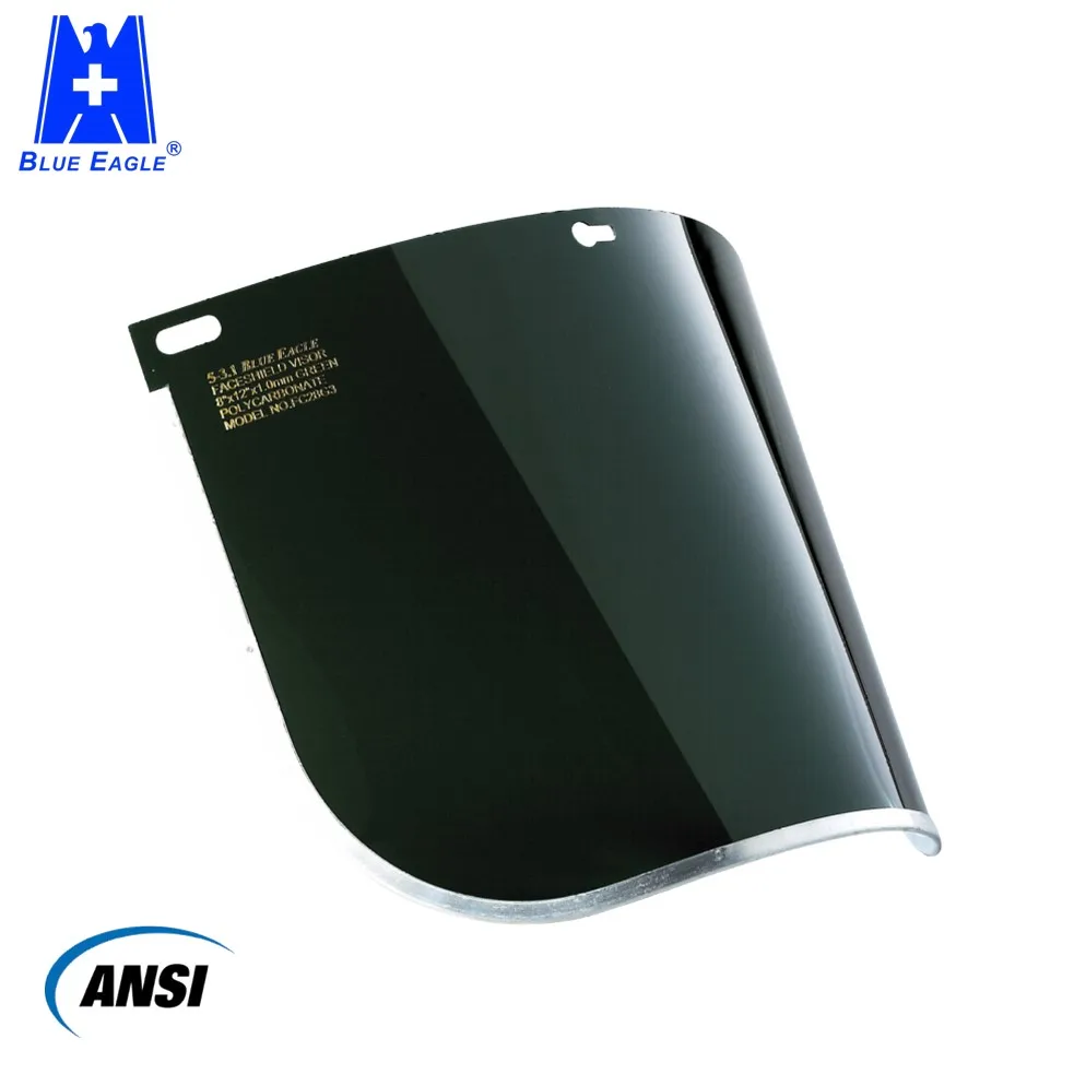 ANSI Industrial equipment UV protection face visor