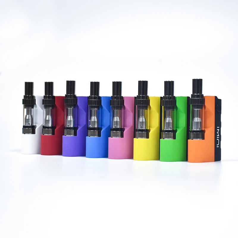Hot Selling CBD Vapor Mod Kit IMINI Custom logo 510 CBD Cartridge Preheat Battery Vape Box Mod