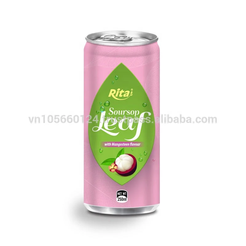Supplier 330 ml Canned Soursop Leaf Tea Drink