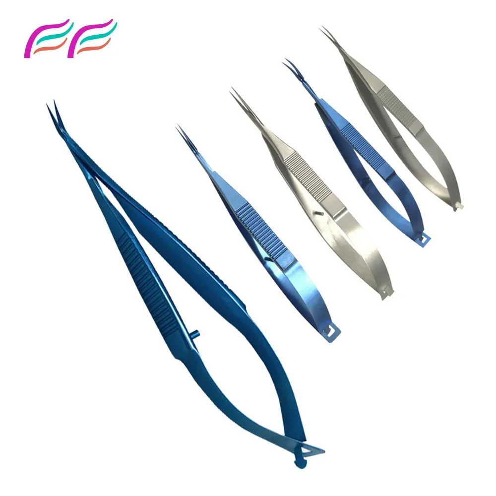 Micro Spring Scissors / Iris Curved Scissor / Castroviejo Corneal Scissor Micro Scissor by Bahasa Pro